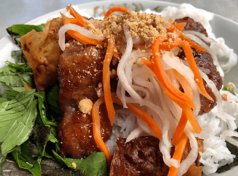 Bún Nem Nướng - Nem Nướng Cô Dung